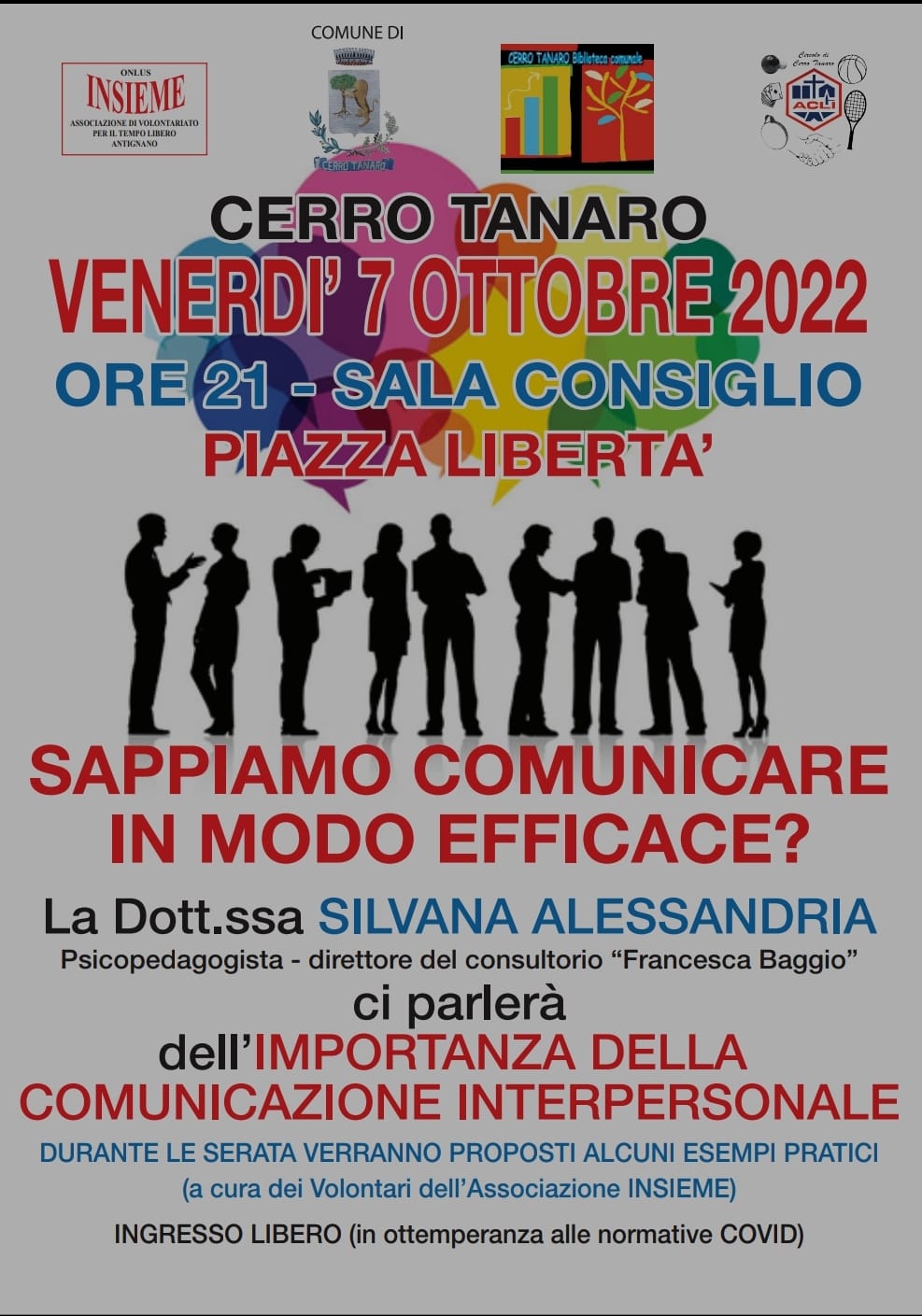 Cerro Tanaro | Incontro "Sappiamo comunicare in modo efficace?"