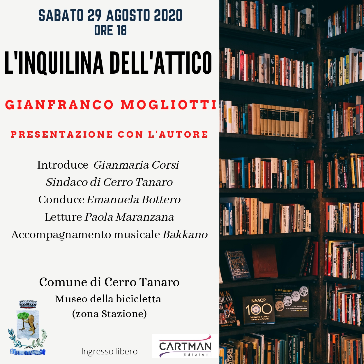 Presentazione del libro "L'inquilina dell'attico" di Gianfranco Mogliotti