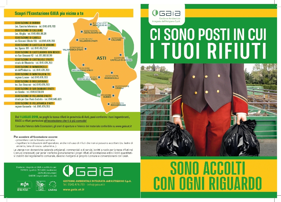 Le ecostazioni di Gaia